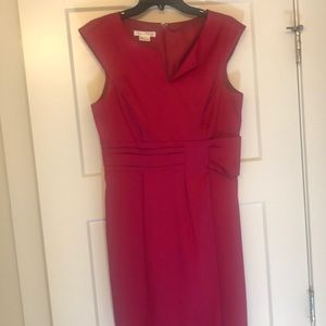 Gorgeous Dark Pink High Waistline Dress